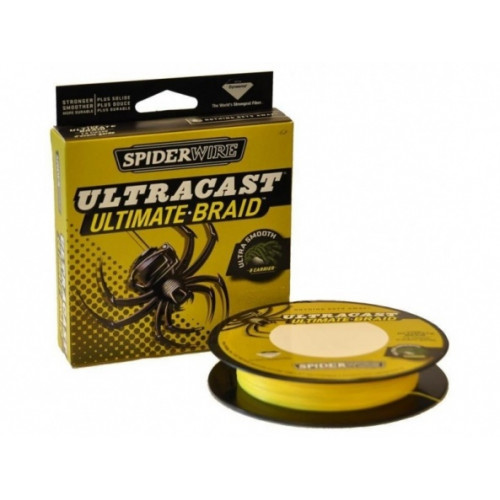 Плетеный шнур Spiderwire Ultracast Yellow 110m 0.30mm 36.5kg