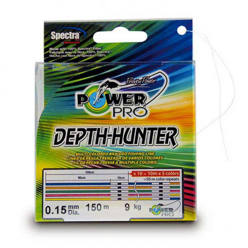 Леска плетеная Power Pro Depth Hunter 200м 0.15мм 9кг